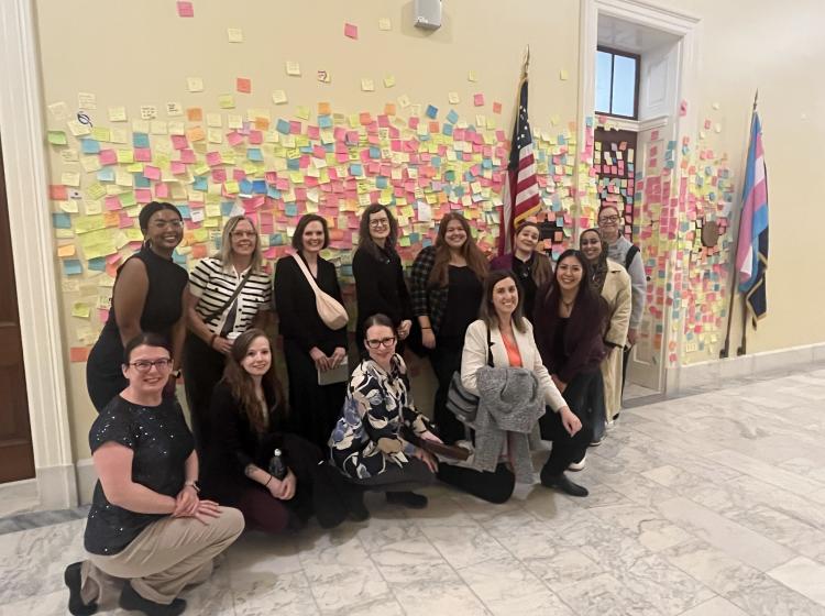 GLP Cohort members at AOC's office