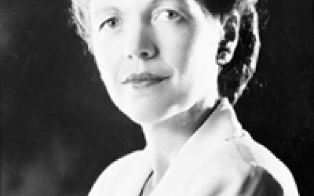 Black and white image of Maurine Neuburger