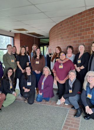 Rural Leaders Cohort pose in front of League of Oregon Cities Building