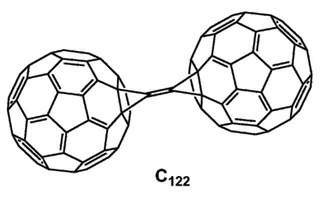 Two complex carbon compounds, C122, are shown in complex.