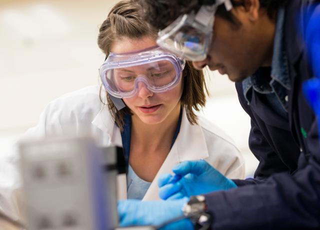 Engineers in lab