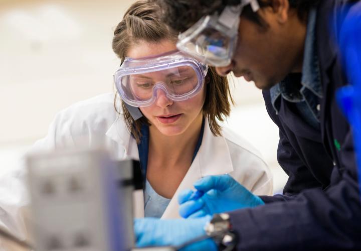 Engineers in lab