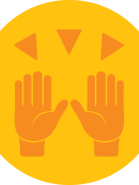 Helping hands icon