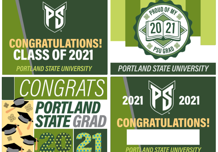 Commencement Yard Sign Examples