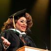 Poison Waters speaking at PSU College of Arts Commencement 2025