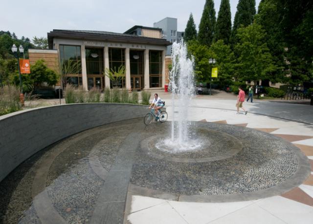 a water fountain