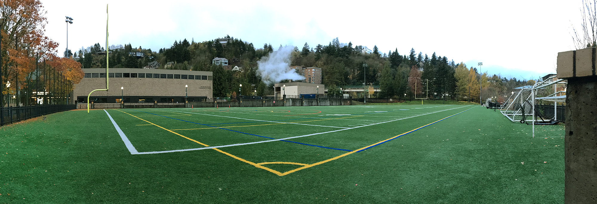 Stott Community Field resembles a football field but is a multi-purpose athletic field.