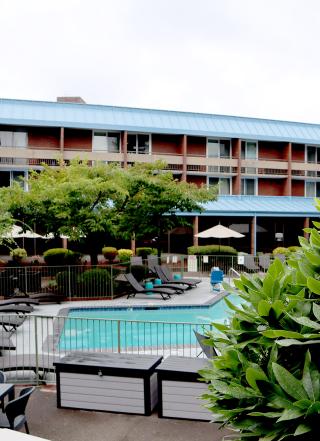 University Place Hotel offers lodging with an outdoor pool near campus.