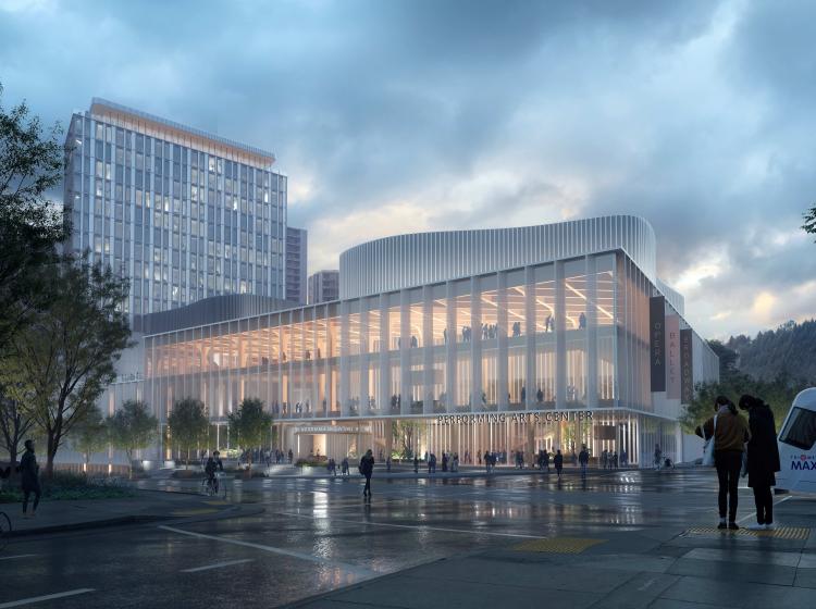 Render of Portland Performing Arts + Culture Center