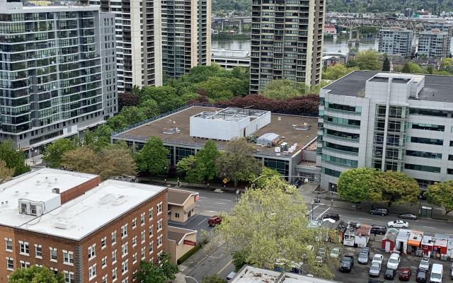 FAB Re-Roof as seen from Ondine, 2022