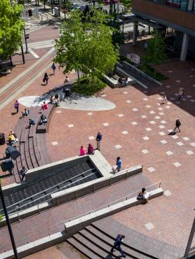 View from above Urban Plaza