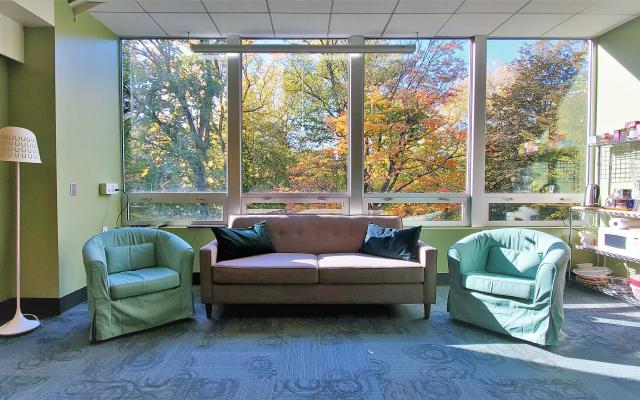 Women's Resource Center lounge. 