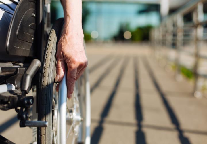 Person in wheelchair