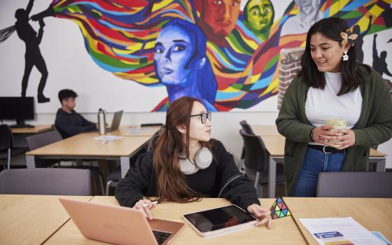 Students in Pacific Islander, Asian and Asian American (PIAAA) Student Center