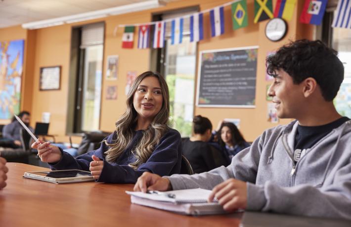 Students in La Casa Latina