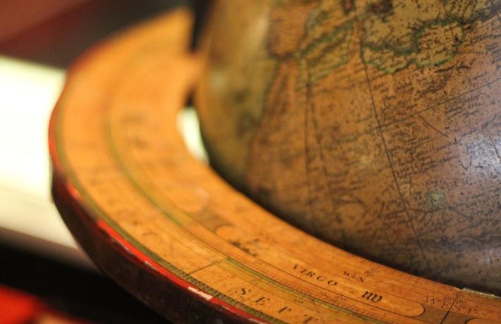 Close up of Globe