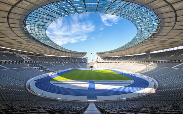 Inside the Berlin Olympic Stadium