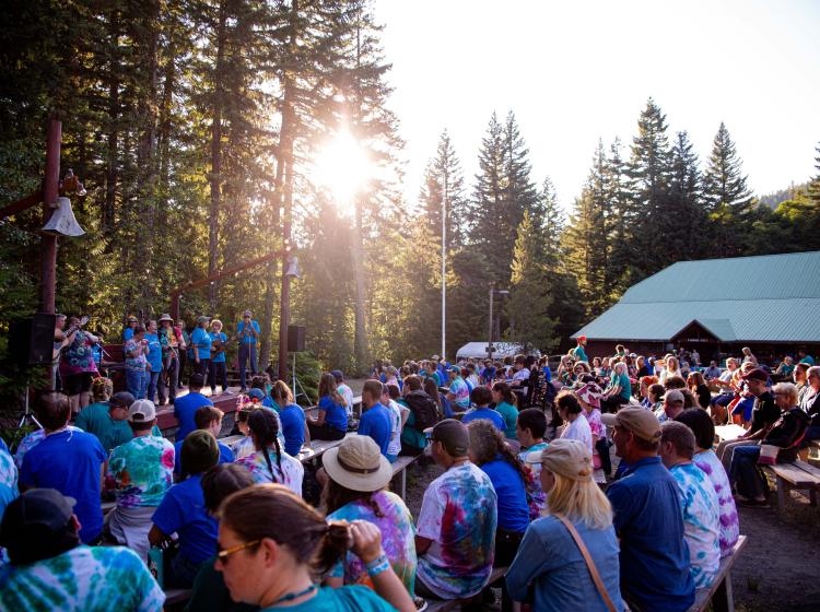 Barbecue at Kiwanis Camp