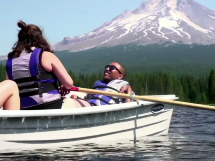 Rowboats at Mt Hood