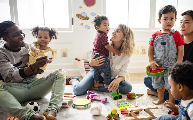 Children in a daycare