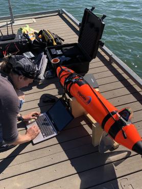 acoustic research at lake