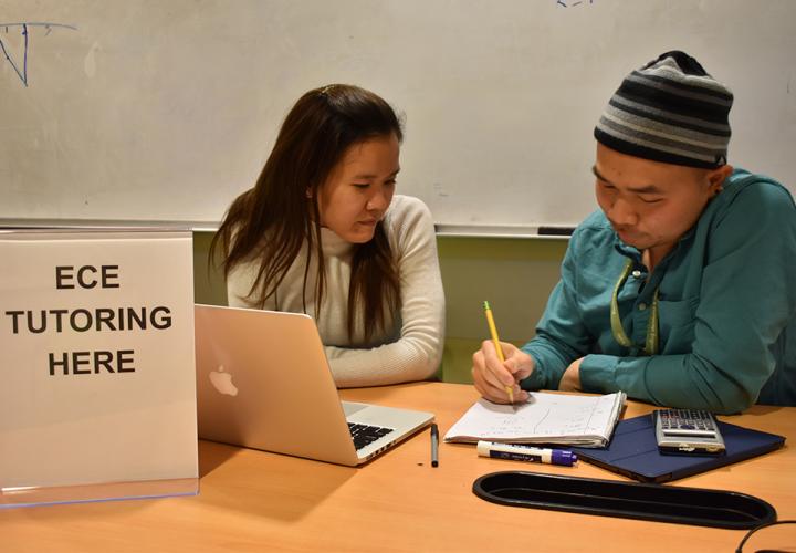 Tutor at work