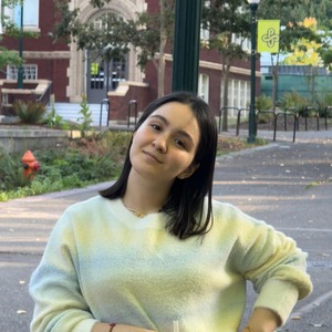 A selfie picture of a student.