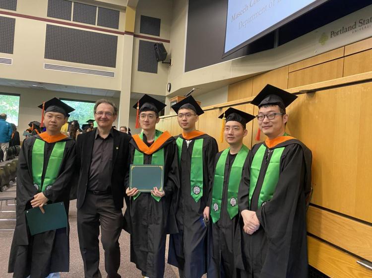 A picture of international Students Graduating