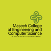 Maseeh College Logo - Lime 2