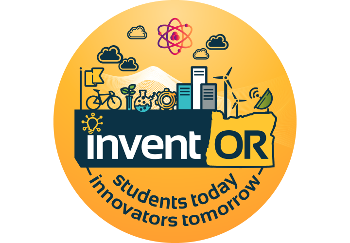 Invent OR badge - students today | innovators tomorrow