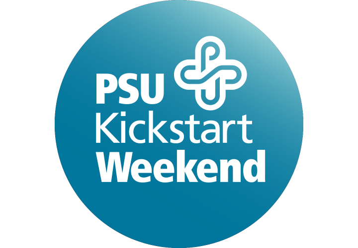 PSU Kickstart Weekend full logo with PSU mark