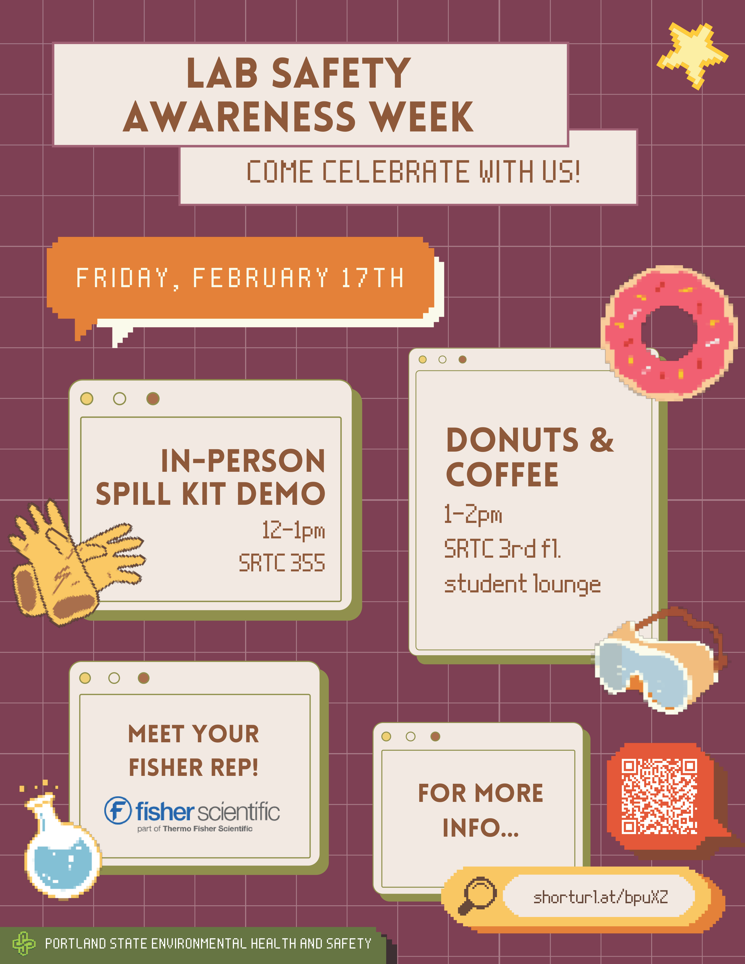 Event information for lab safety awareness week