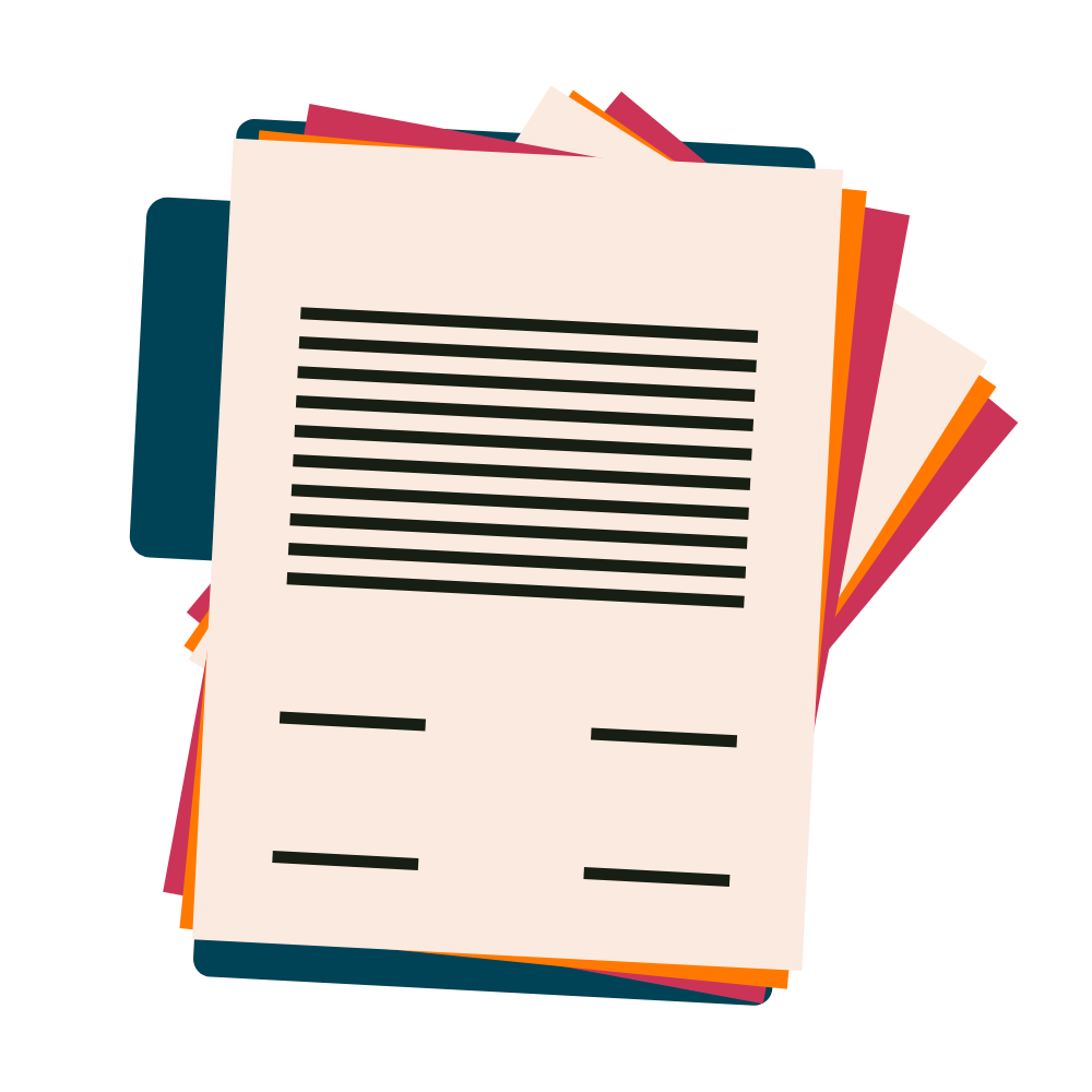 Stack of papers