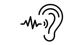 Outline of an ear