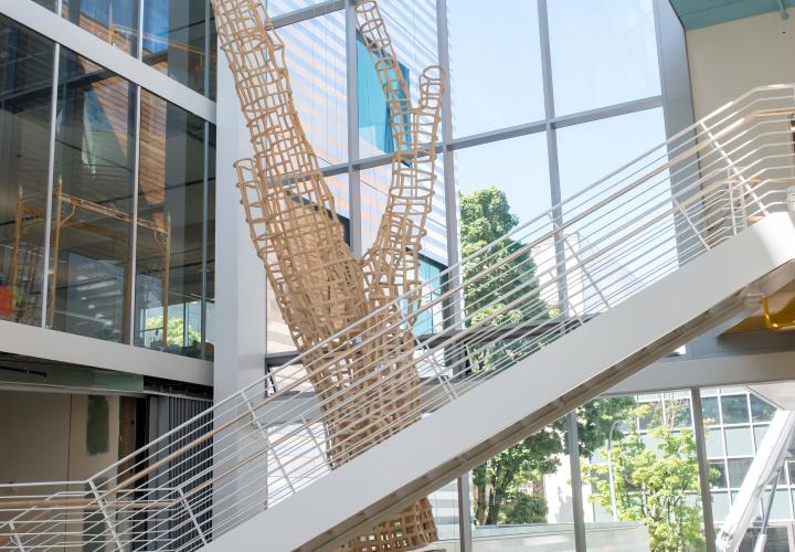 Karl Miller Center stairwell