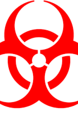 Image of biohazard symbol