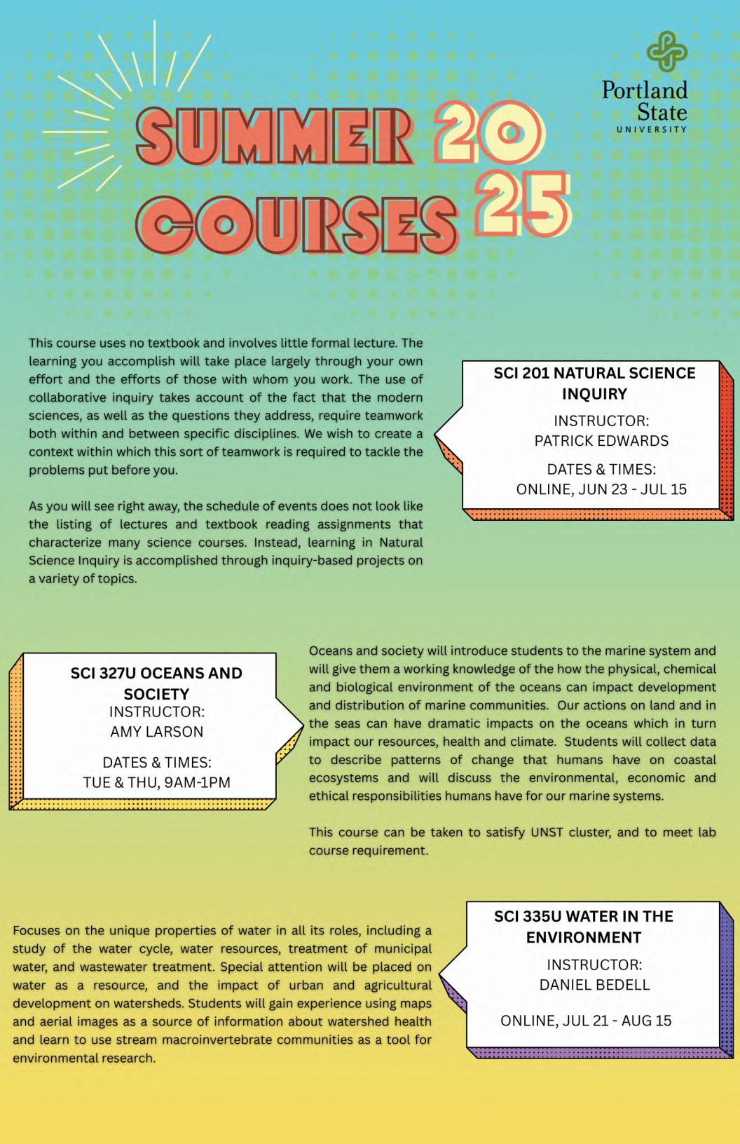 Summer Courses 2025
