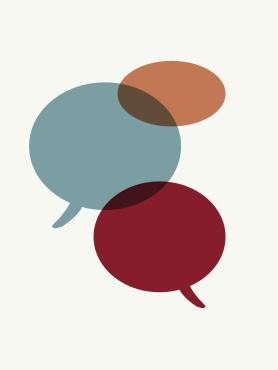 Icon of speech bubbles