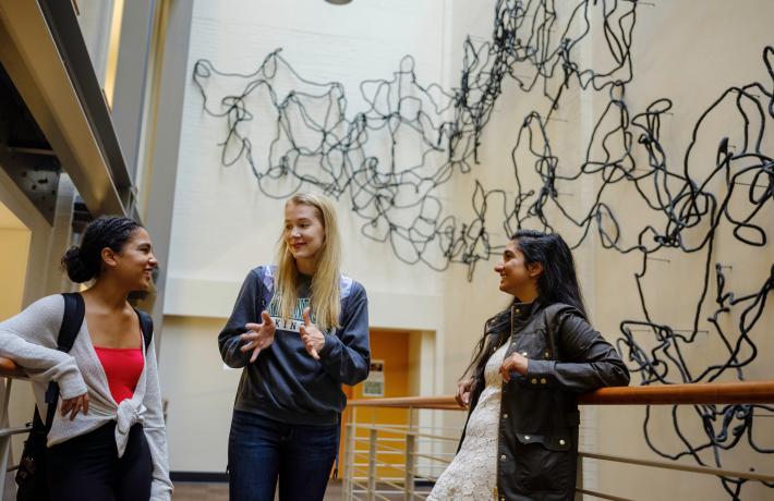 Students in Lincoln Hall