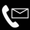 A phone and a mail envelope