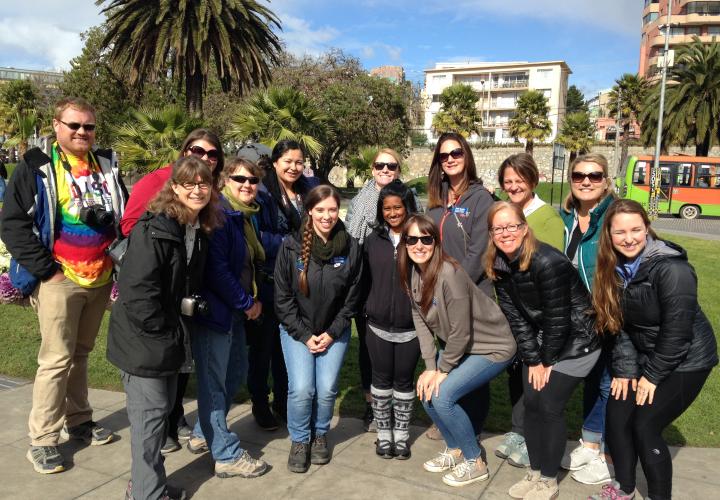 Group of teachers in Chile