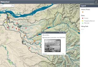 Sandy watershed map