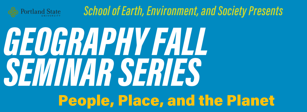 Geology seminar series banner