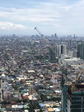 A view of the city of Manila.