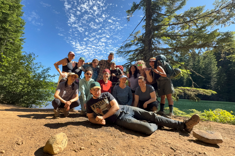 Group pic at Timothy Lake