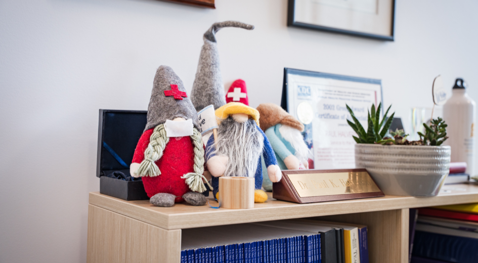 Halverson felt doll display