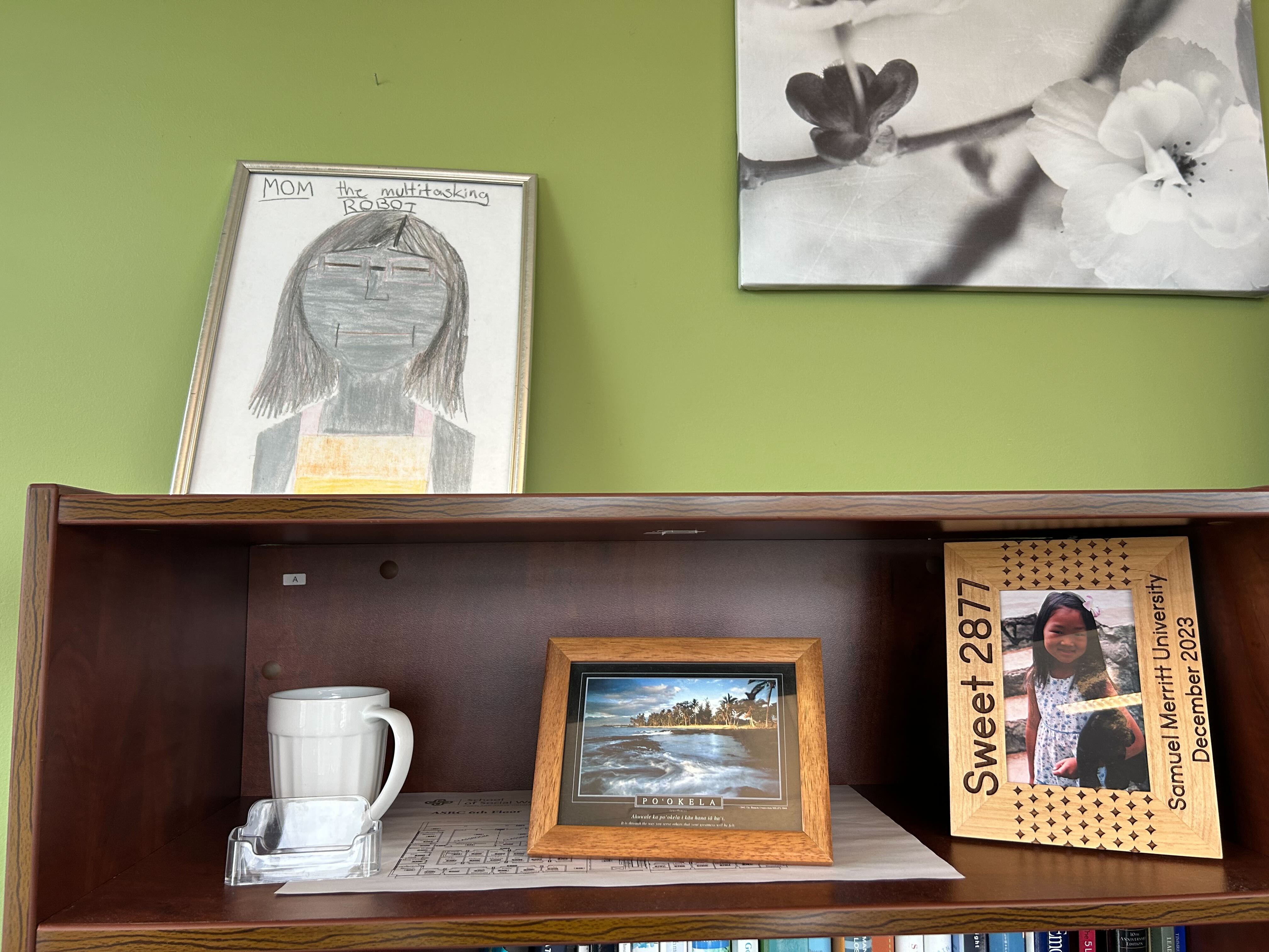 Portrait of Dean Wong by her daugher