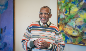 Dean Leroy Bynum in his office