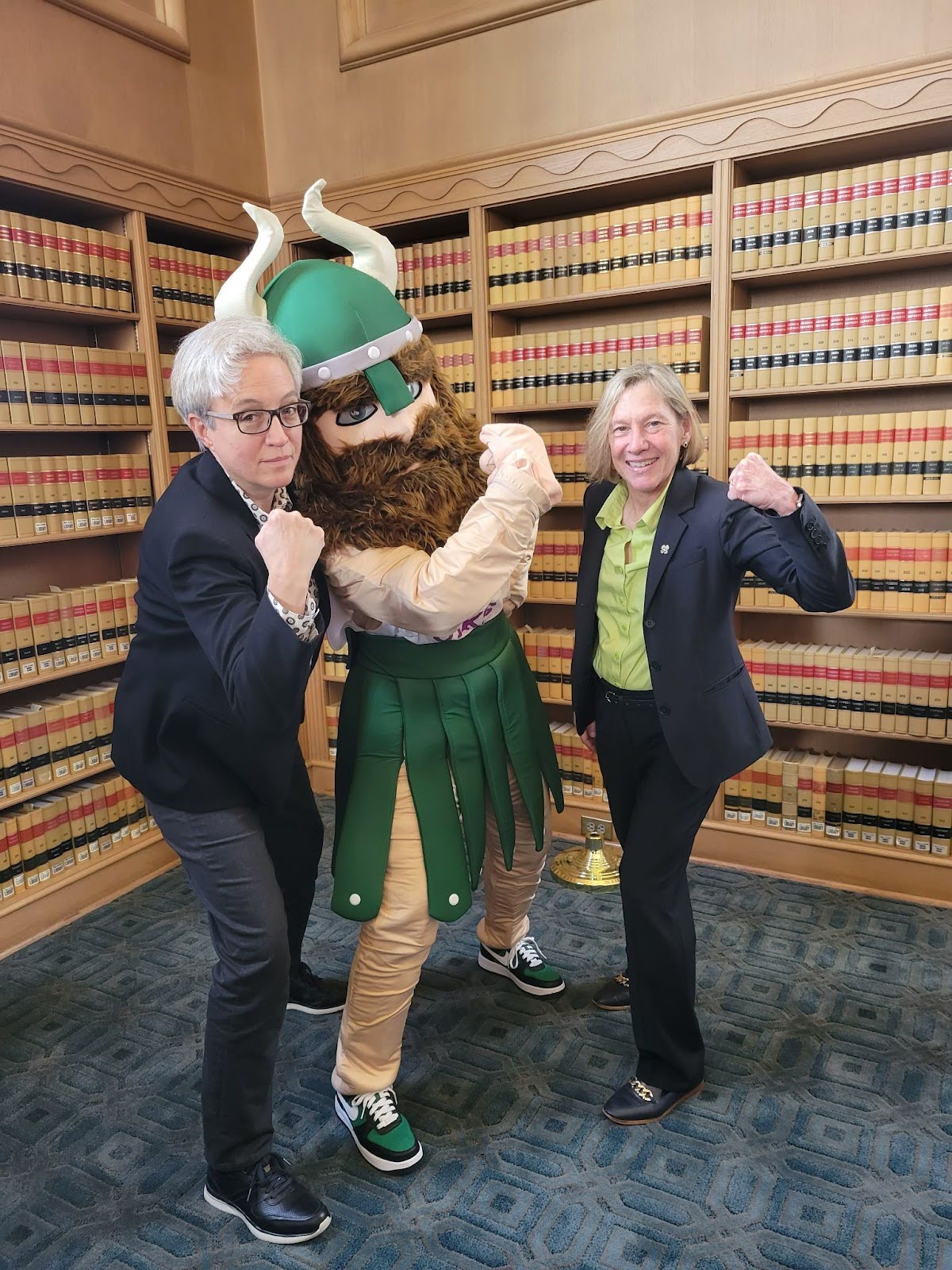 Lobby Day 2024 - President Cudd and Governor 