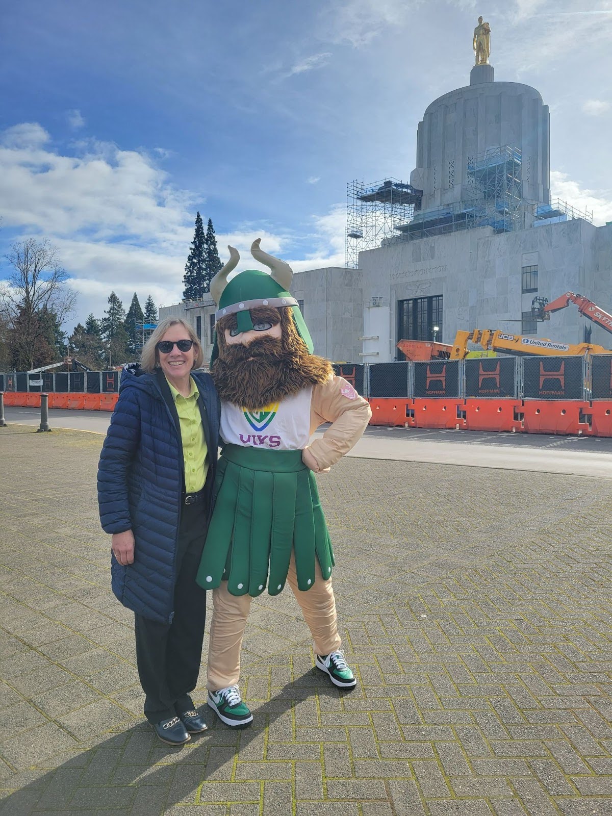 Lobby Day 2024 - President Cudd and Viking
